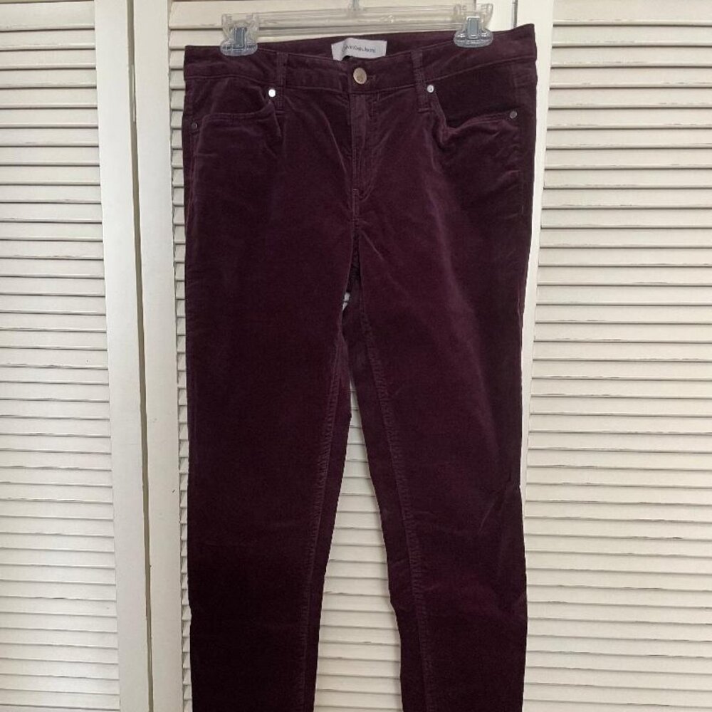 Calvin Klein Jeans Crushed Velvet Leggings Women's 8
